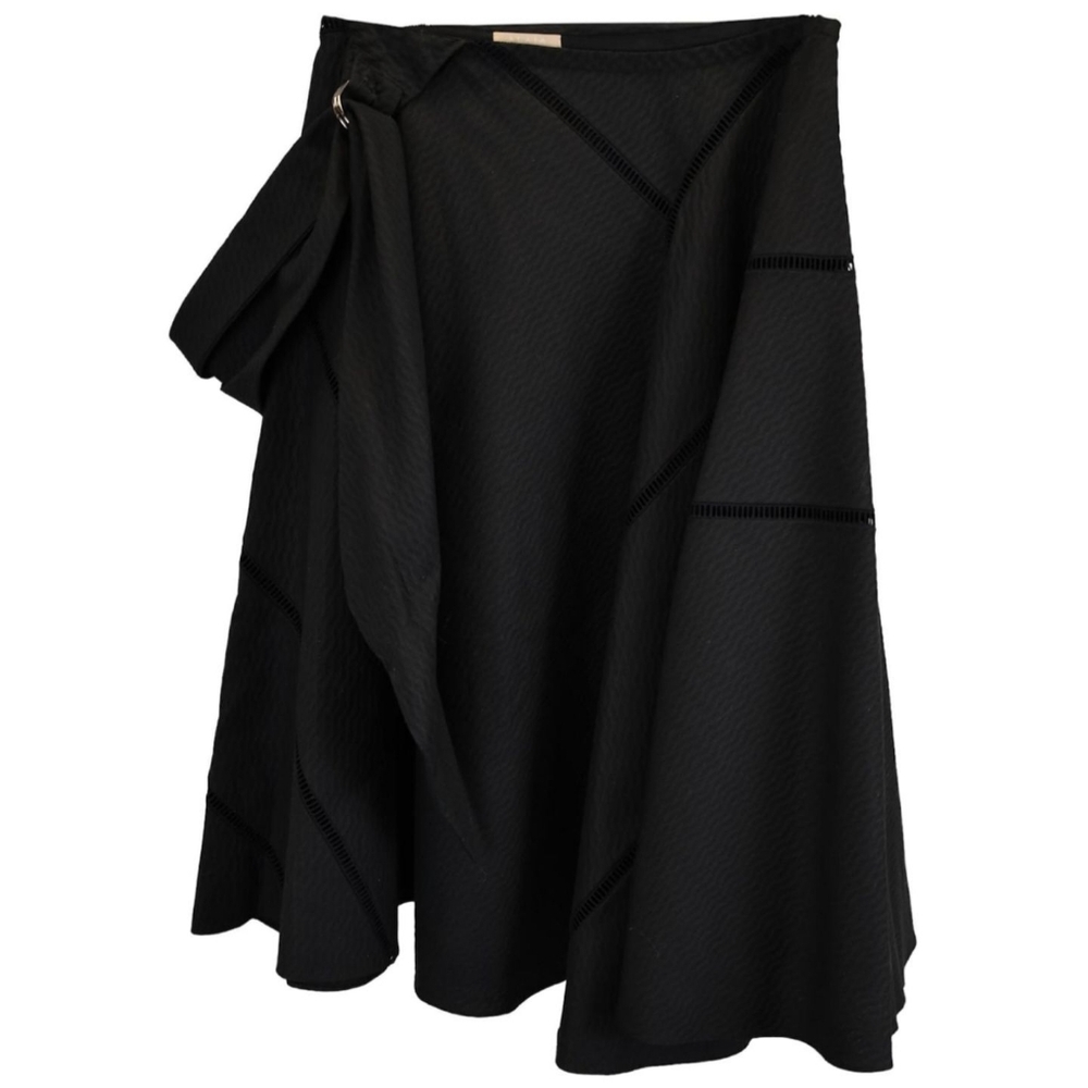 Alaia Black A-Line Skirt